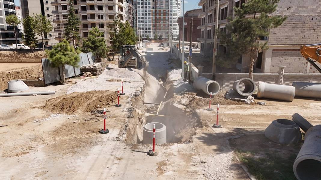 Konya'da 2 mahalle ve 1 caddede taşkın sorunu tarih olacak! 5